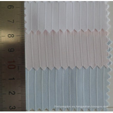 5 y 1 mm finas rayas relieve Dobby camisa tela de algodón